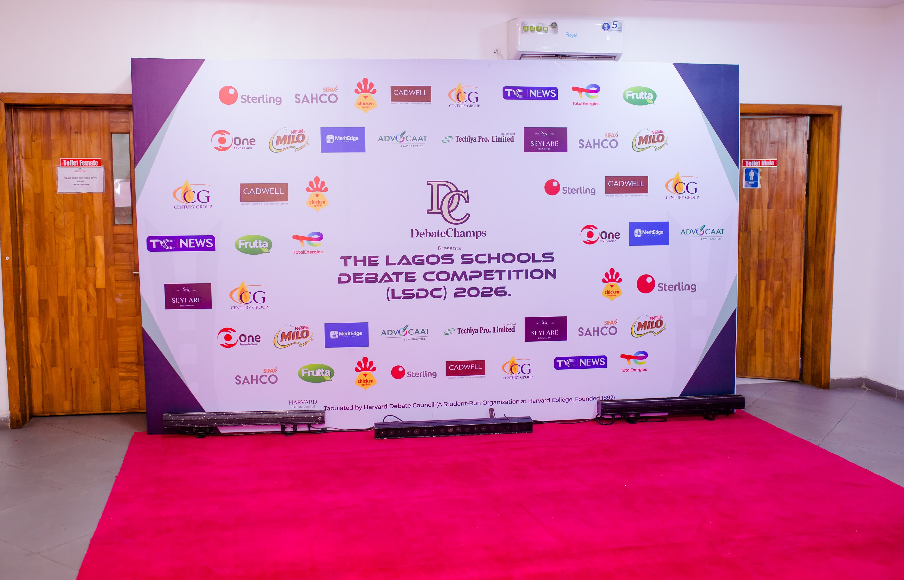 DebateChamps representatives meeting with a partner organisation